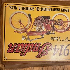 Indian Motorcycle Vintage Sign